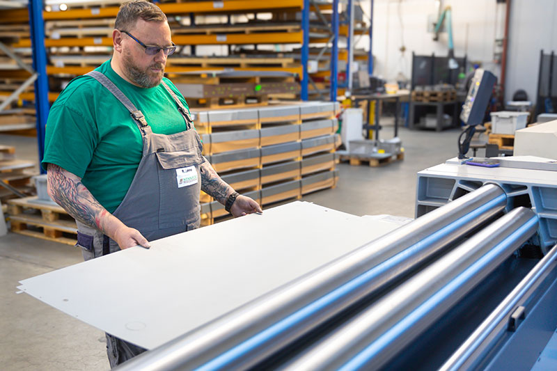 Biegen von gerundeten Blechen