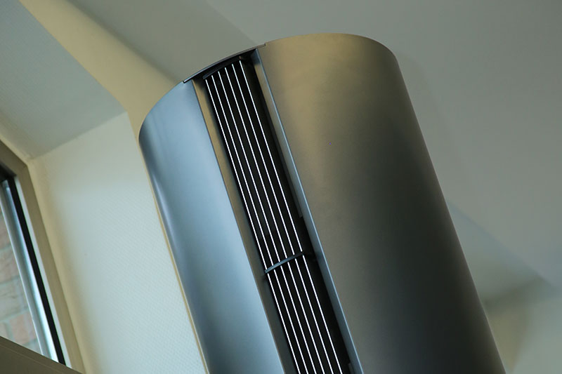 Gehäusezylinder aus rundgebogenem Stahlblech