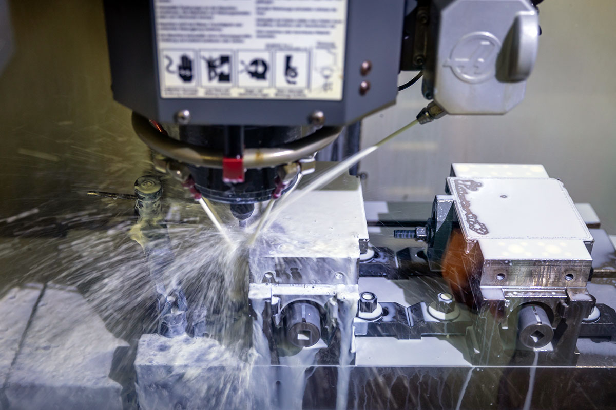 CNC Fräsen von Metallteilen