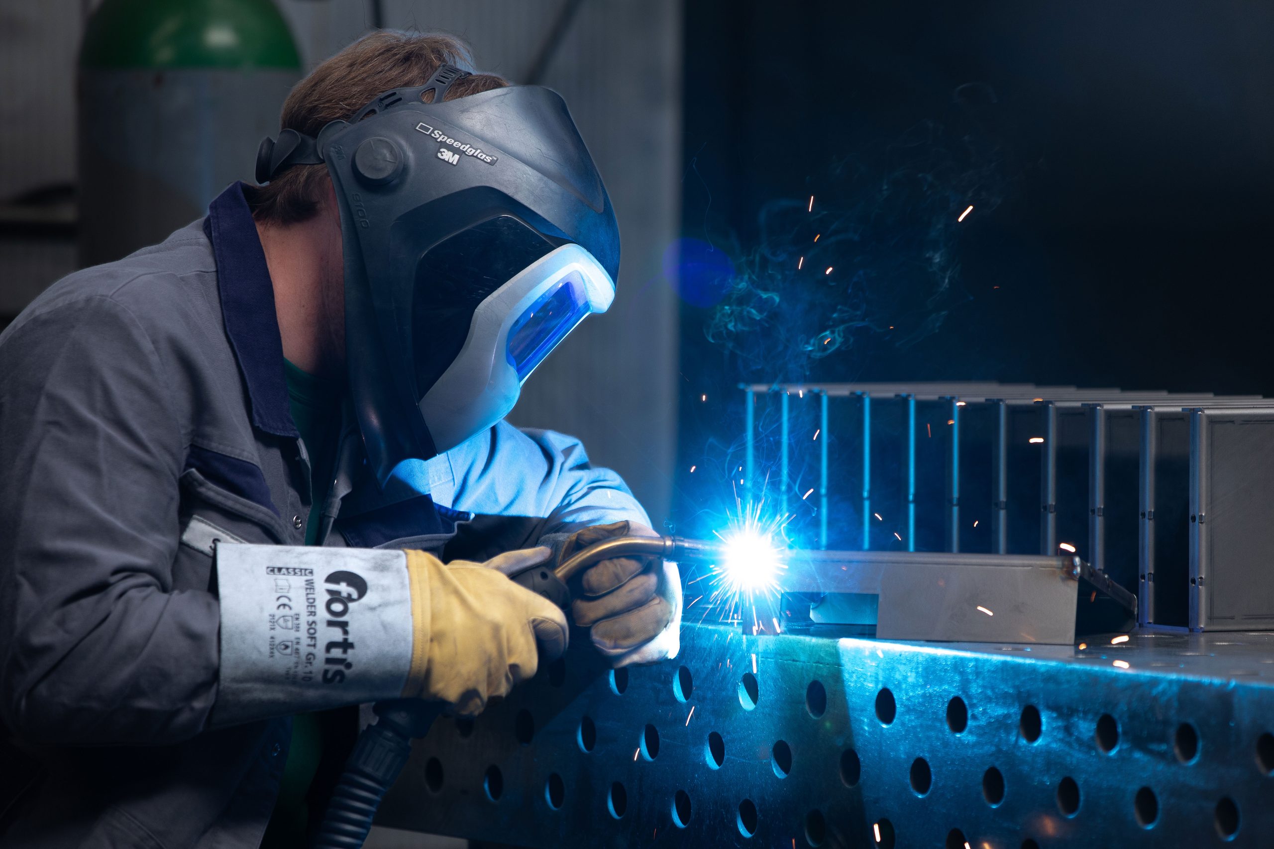 Schweissen von Metallkonstruktionen