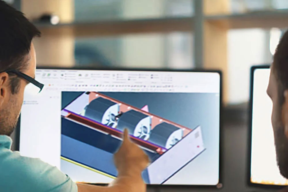 Konstruktion von Metallteilen