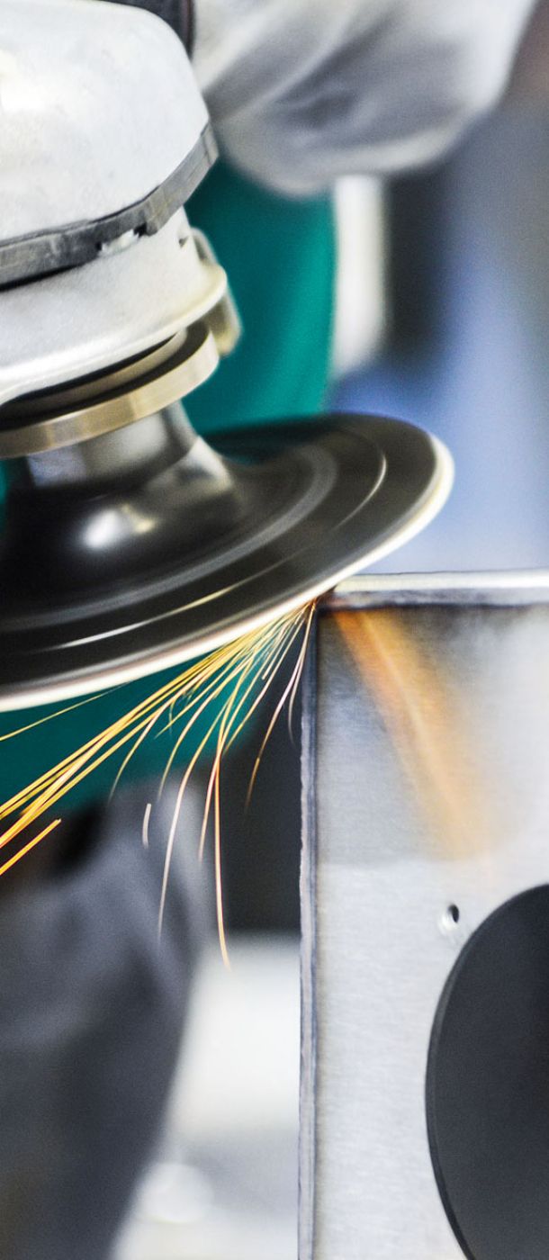 Verschleifen von Schweißnähten